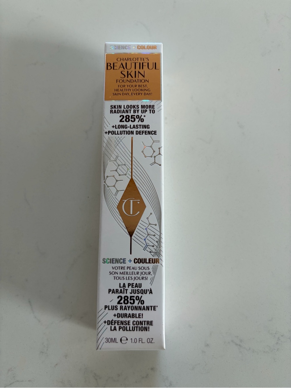 Charlotte Tilbury Beautiful Skin Foundation, 2 Neutral. New and unopened
